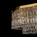Plafoniera Cristal Maytoni Modern Dune Auriu, 6XE14, DIA005CL-06G - AsiHome