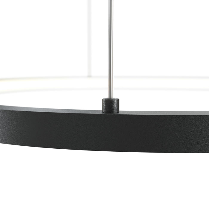 Lustra LED Maytoni Modern Glint Negru , MOD072PL-L28B3K1 - AsiHome