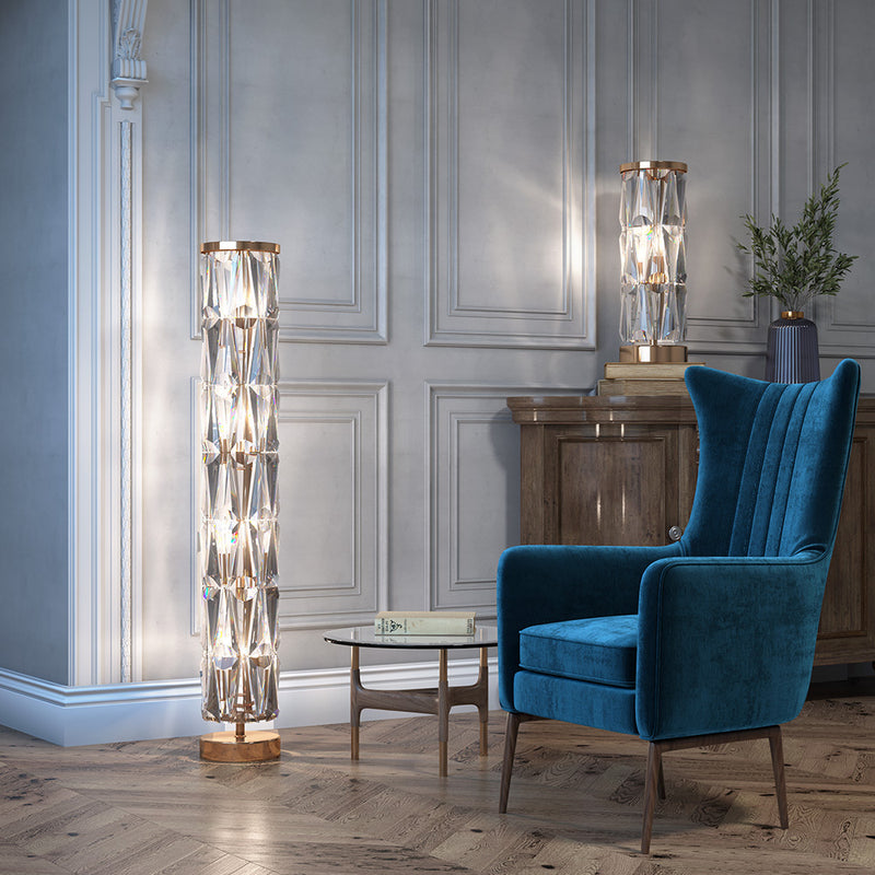 Lampadar modern Maytoni Modern Puntes Auriu, 8XE14, MOD043FL-08G - AsiHome
