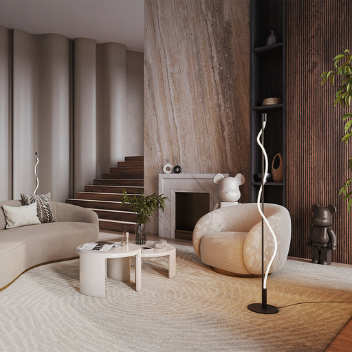 Lampadar LED Maytoni Modern Tau Negru , MOD166FL-L15B3K - AsiHome