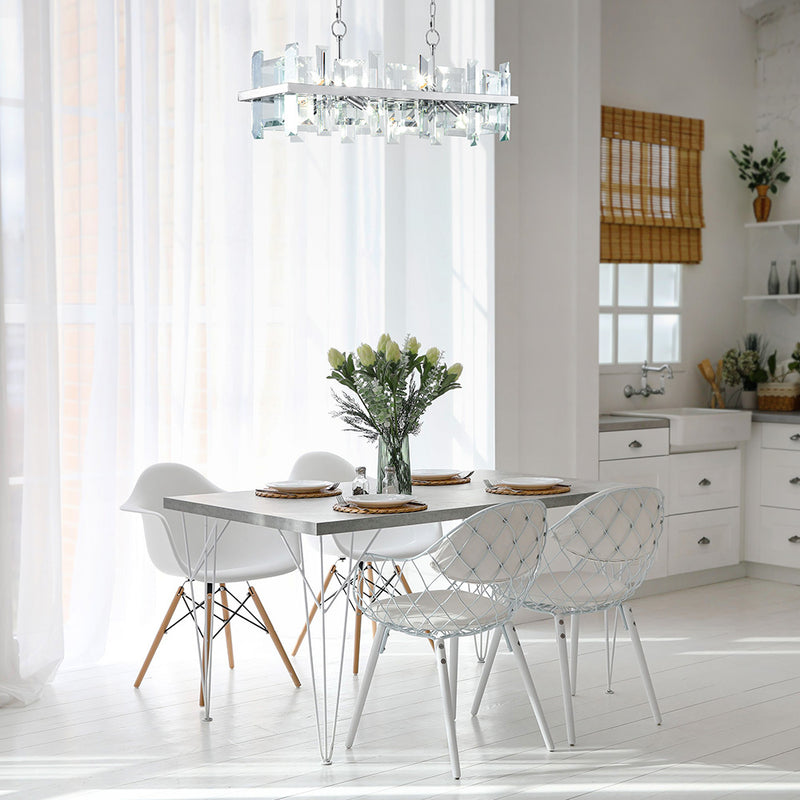 Lustra Living Maytoni Modern Cerezo Crom 8XE14, MOD201PL-08N - AsiHome