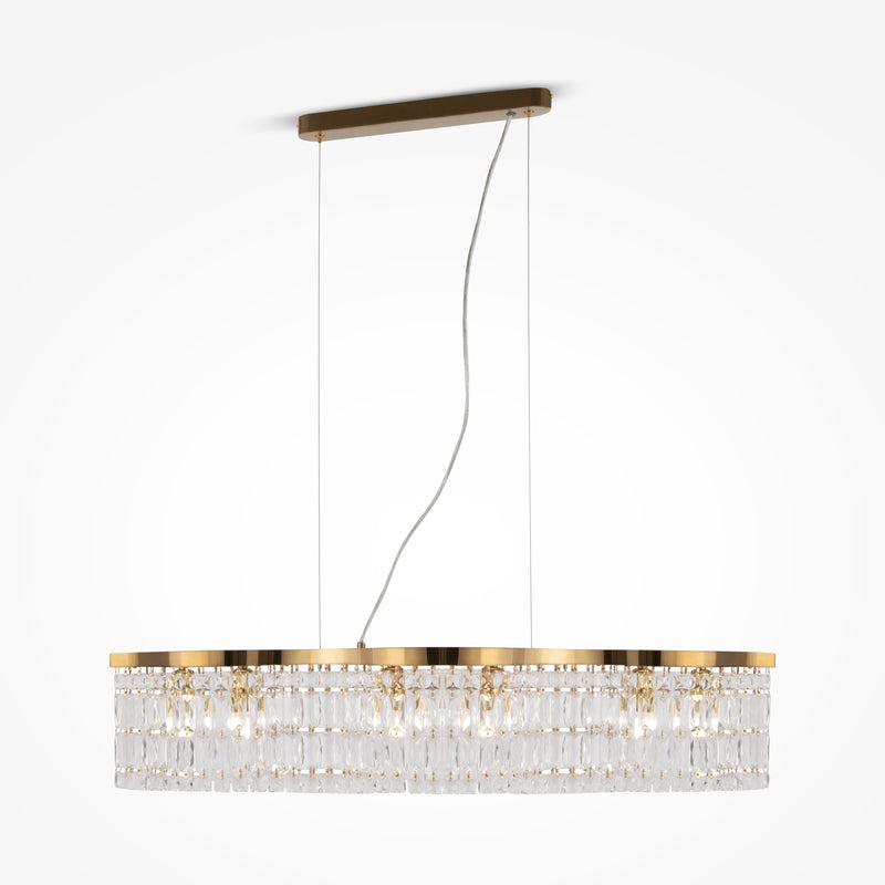 Lustra Living Maytoni Modern Dune Auriu, 6XE14, DIA005PL-06G - AsiHome