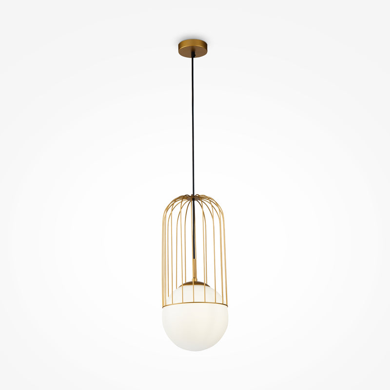 Lustra Moderna Maytoni Modern Telford Auriu, 1XE27, P363PL-01G - AsiHome