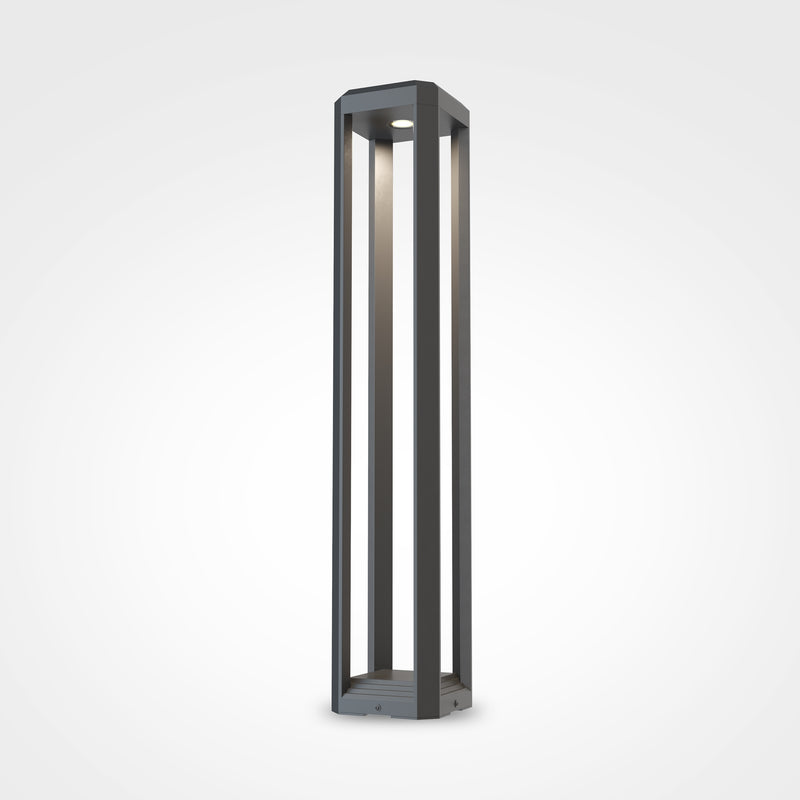 Stalp Exterior LED Maytoni Outdoor Royal Mile Gri , O019FL-L12GR3K - AsiHome