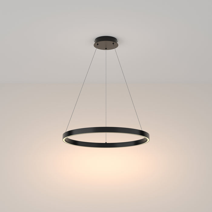 Lustra LED Maytoni Modern Rim Negru , MOD058PL-L32B3K - AsiHome