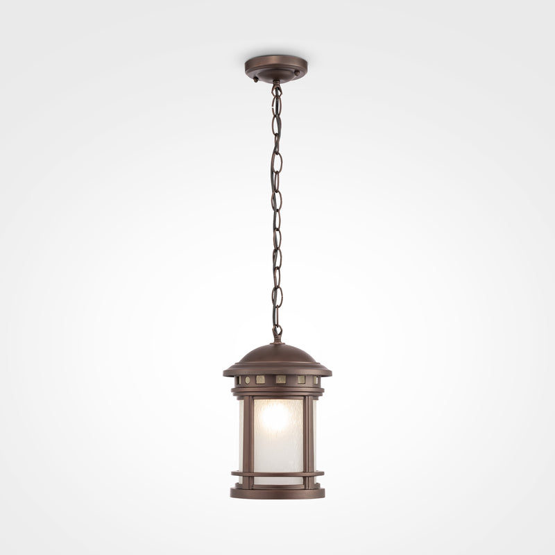 Pendul Exterior Maytoni Outdoor Salamanca Maro, 1XE27, O031PL-01BR - AsiHome