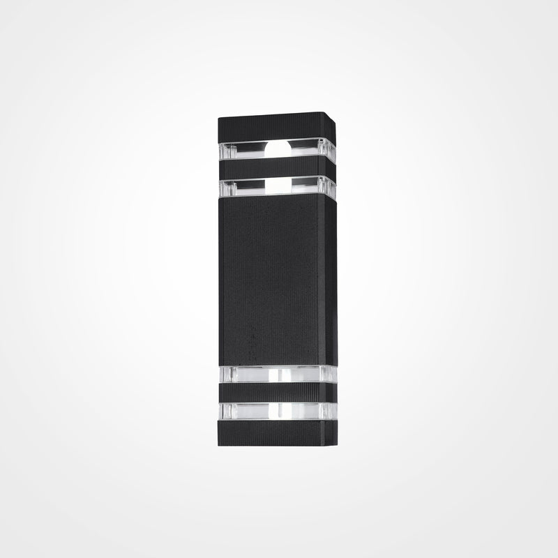 Aplica Exterior Maytoni Outdoor Unter den Linden Negru, 2XE27, O578WL-02B - AsiHome