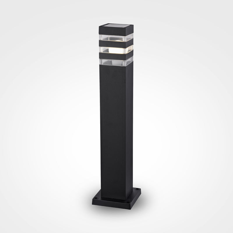 Stalp exterior Maytoni Outdoor Unter den Linden Negru, 1XE27, O578FL-01B - AsiHome