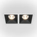 Spot LED incastratMaytoni Technical Alfa LED Alb/Negru , DL043-02-15W4K-SQ-WB - AsiHome