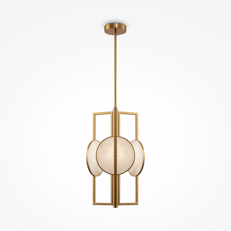 Lustra Dormitor Maytoni Modern Marmo Auriu, 3XE14, MOD099PL-03G - AsiHome