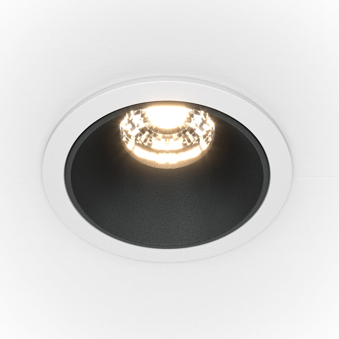 Spot LED incastratMaytoni Technical Alfa LED Alb/Negru , DL043-01-10W4K-RD-WB - AsiHome