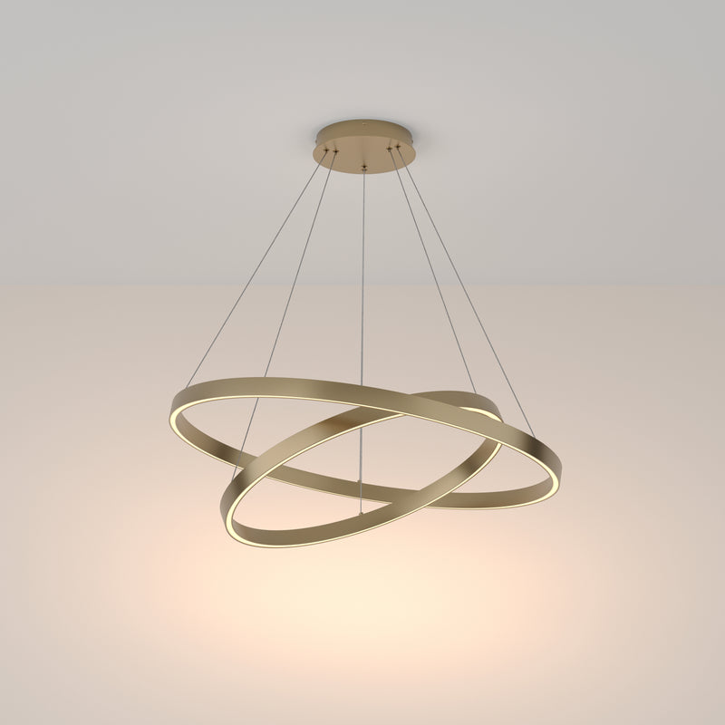 Lustra LED Maytoni Modern Rim Alama 2, MOD058PL-L74BS3K - AsiHome