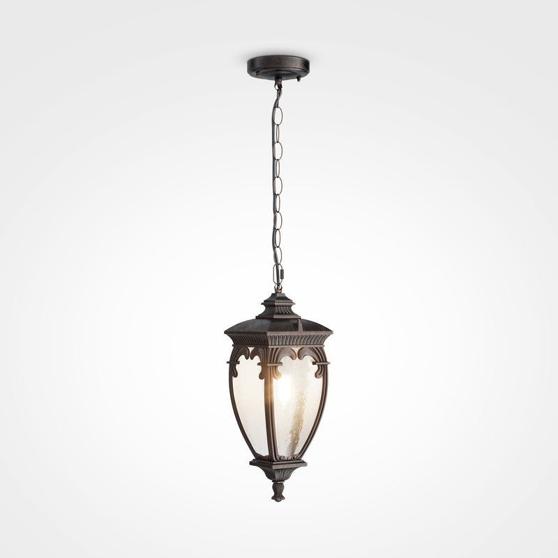 Pendul Exterior Maytoni Outdoor  Fleur Bronz antic, 1XE27, O414PL-01BZ - AsiHome