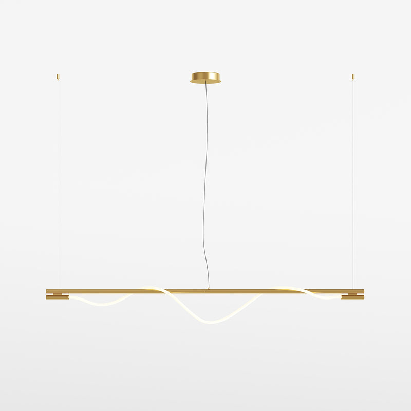 Lustra LEDMaytoni Modern Tau Auriu   , MOD166PL-L20G3K - AsiHome