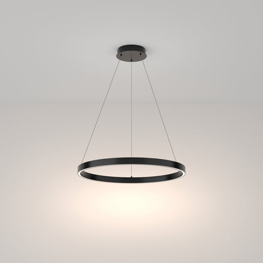 Lustra LED Maytoni Modern Rim Negru 1, MOD058PL-L32B4K - AsiHome