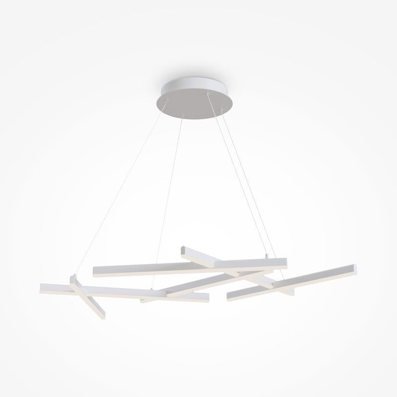 Lustra LED Maytoni Modern Line Alb   6-, MOD016PL-L75W - AsiHome