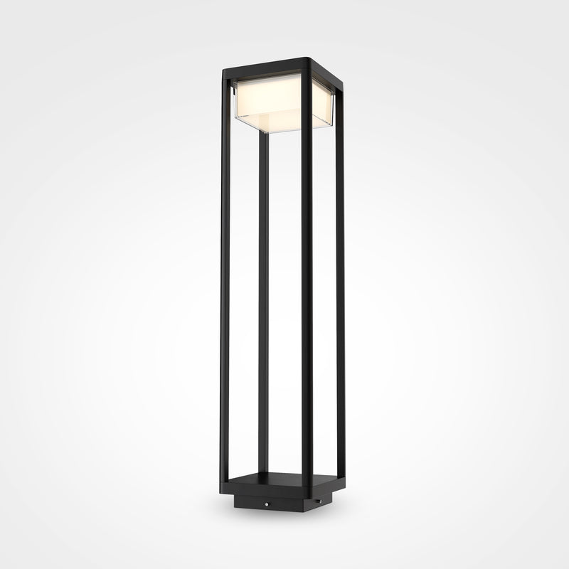 Stalp Exterior LED Maytoni Outdoor Baker Street Negru , O021FL-L10B3K - AsiHome