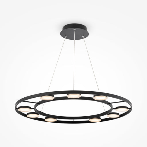 Lustra LED Maytoni Modern Fad Negru 9, MOD070PL-L63B3K - AsiHome