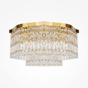 Plafoniera Cristal Maytoni Modern Dune Auriu, 6XE14, DIA005CL-06G - AsiHome