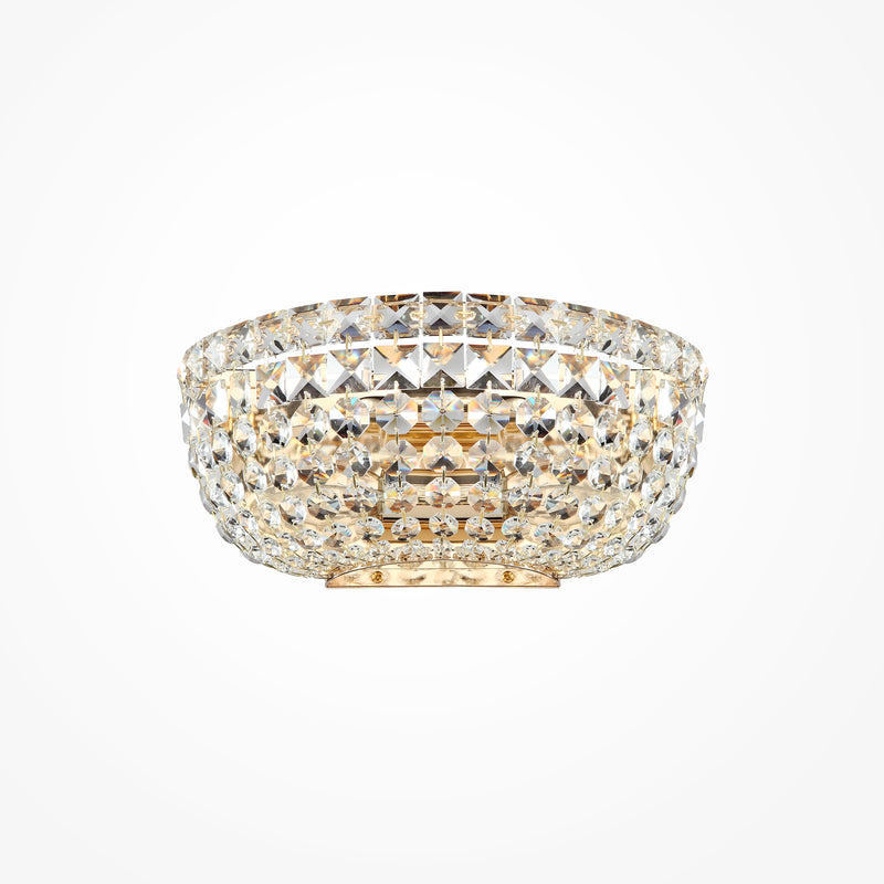 Aplica Cristal Maytoni Classic Basfor Auriu antic, 2XE14, DIA100-WL-02-G - AsiHome