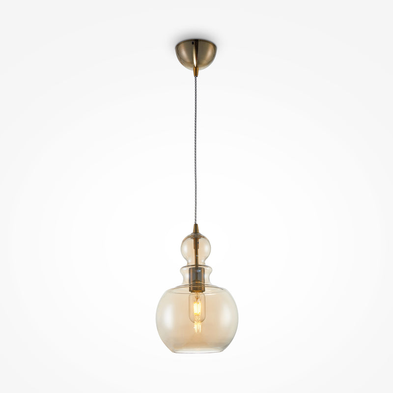 Lustra Moderna Maytoni Modern Tone Bronz, 1XE27, P003PL-01BZ - AsiHome