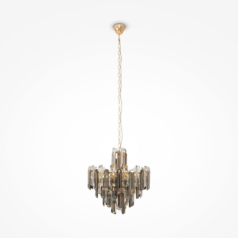 Lustra Cristal Maytoni Classic Flare Auriu, 6XE14, DIA200PL-06G - AsiHome